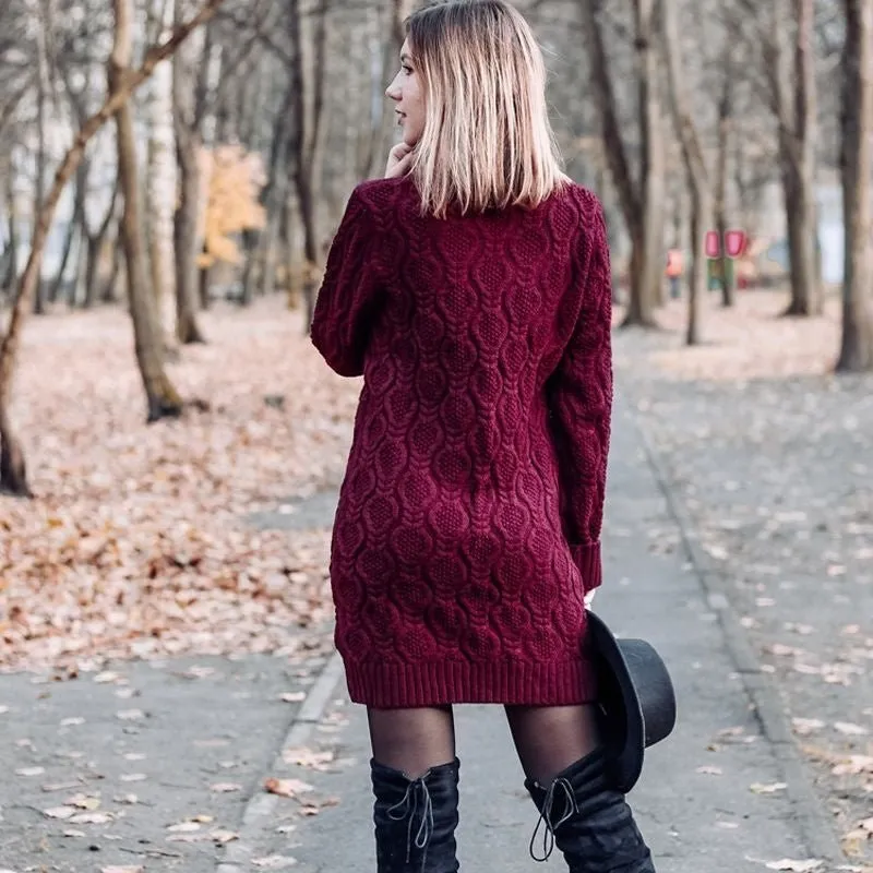 Vestido Manga Longa Tricot - Imagem 3