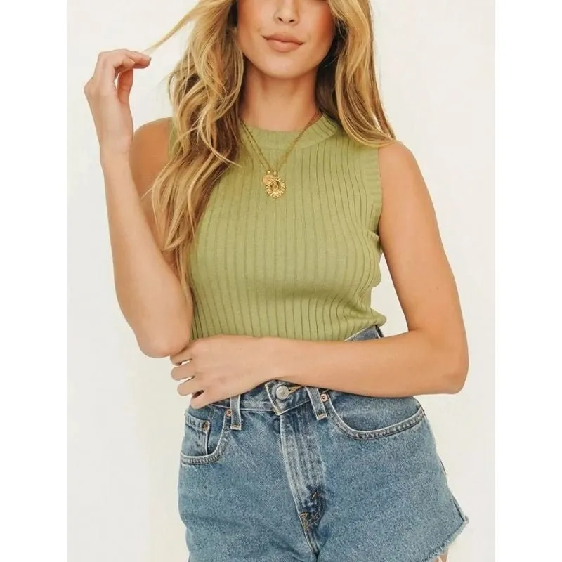 Blusa Sem Mangas Canelada - Imagem 2