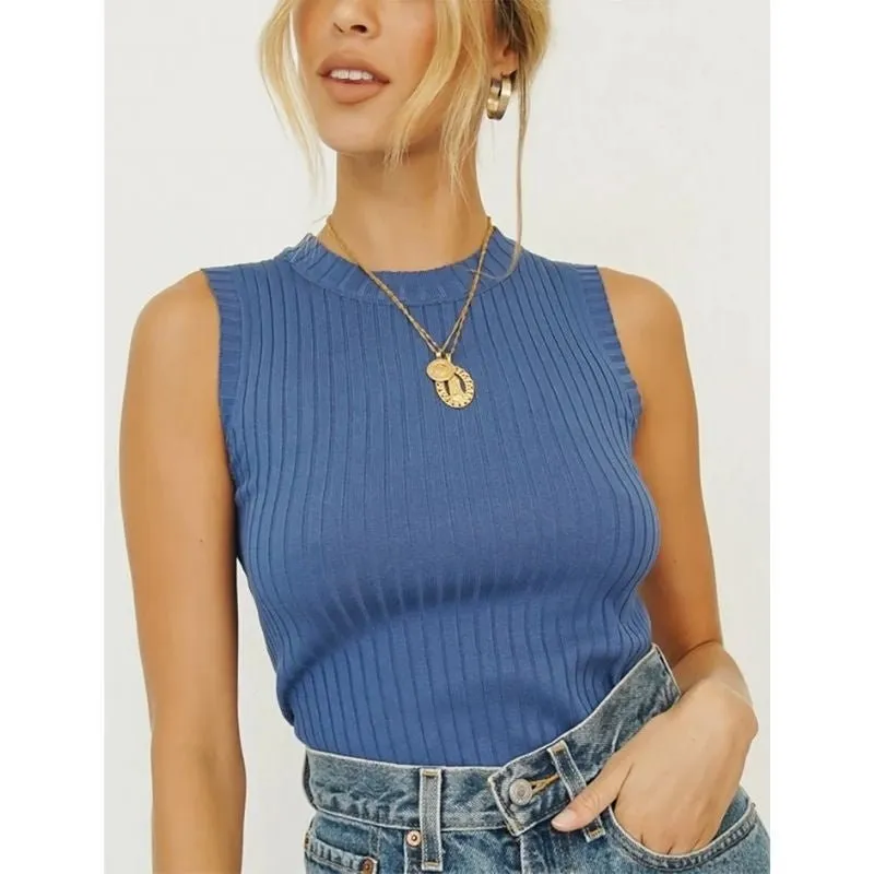 Blusa Sem Mangas Canelada - Imagem 3