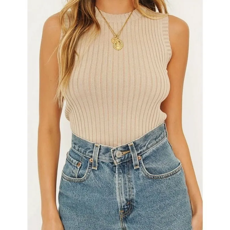 Blusa Sem Mangas Canelada - Imagem 4