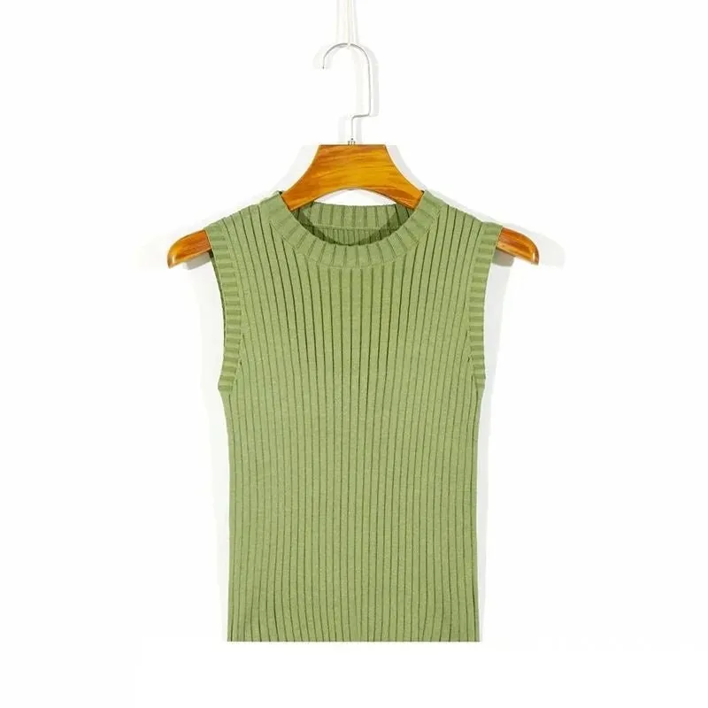 Blusa Sem Mangas Canelada - Imagem 8