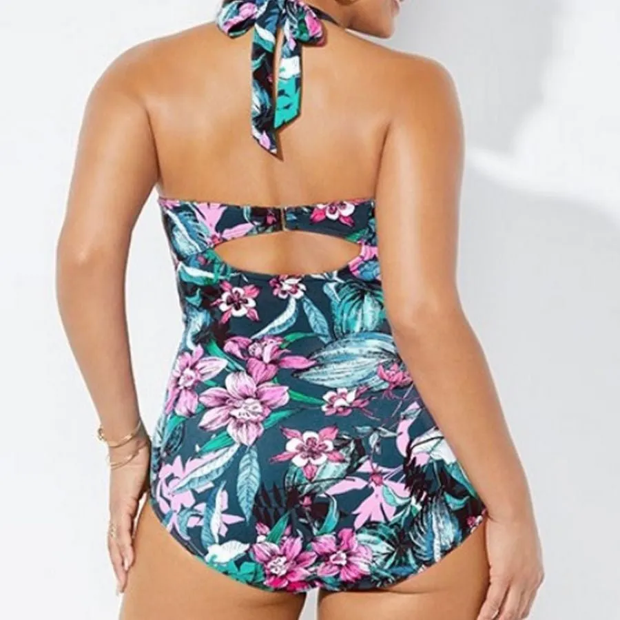 Maiô Floral Plus Size - Imagem 2