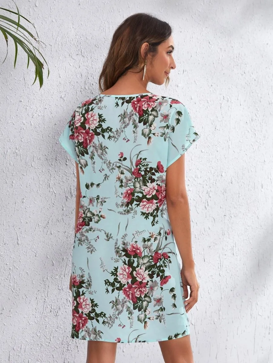 Vestido Curto Floral Elegante - Imagem 15