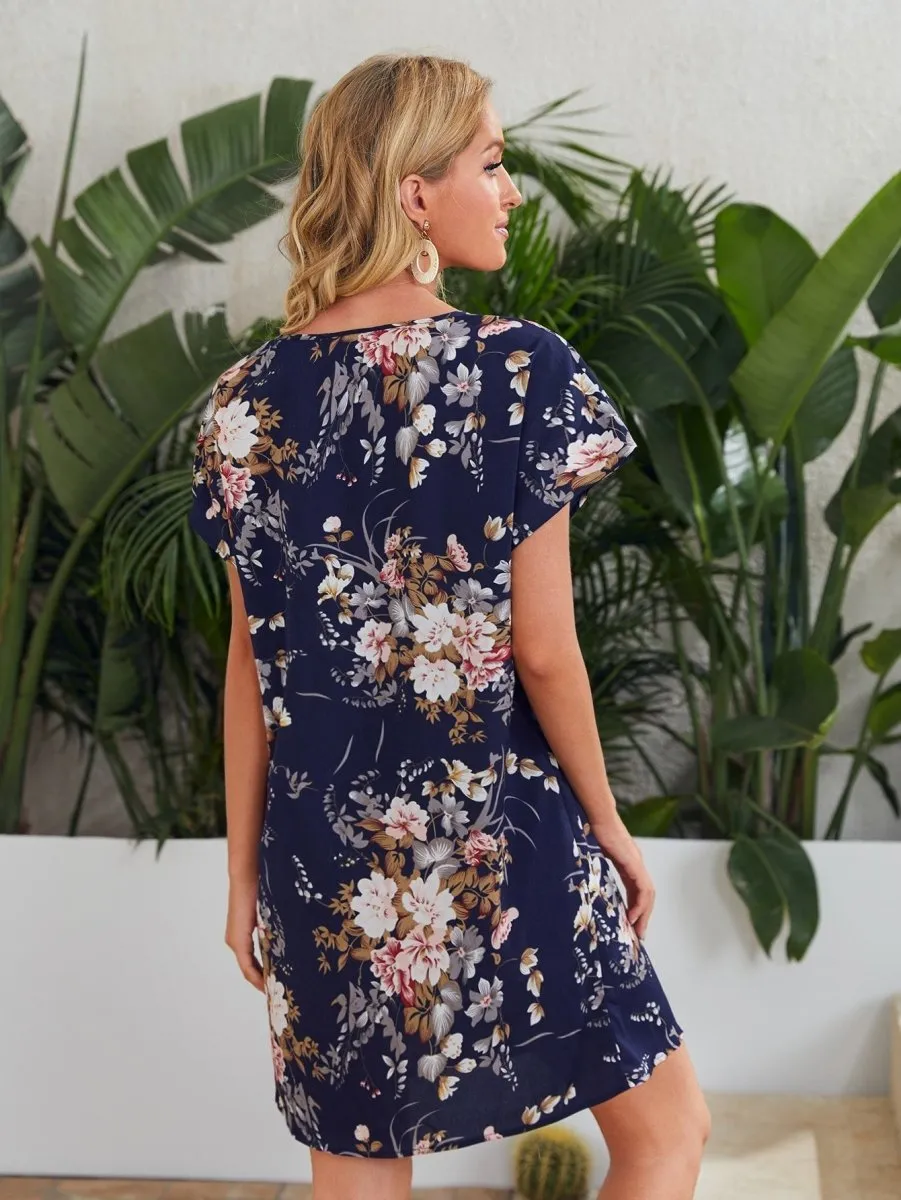 Vestido Curto Floral Elegante - Imagem 5