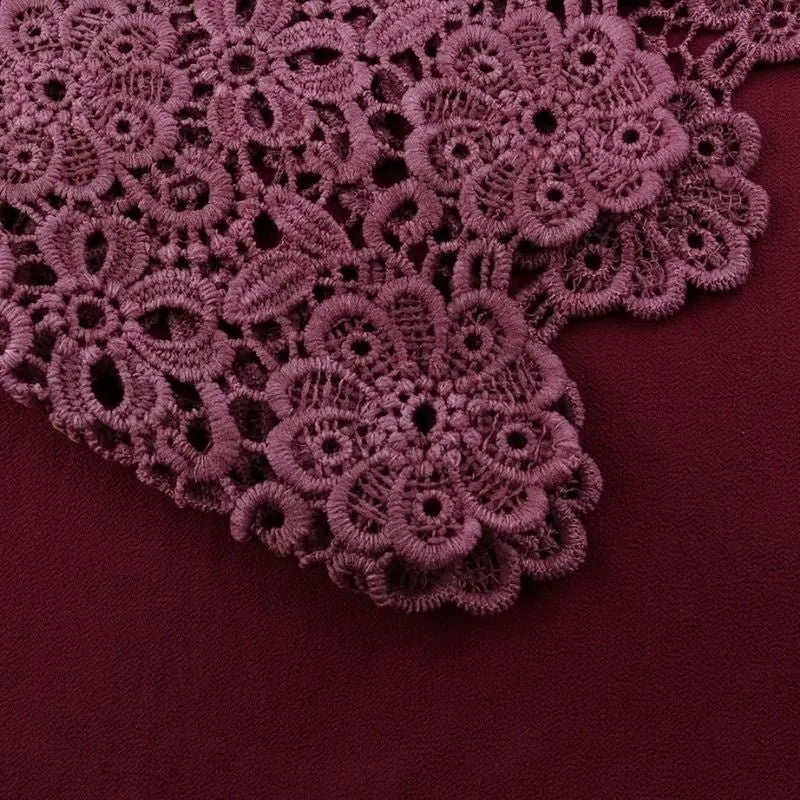 Blusa Manga Rendada Plus Size - Imagem 9