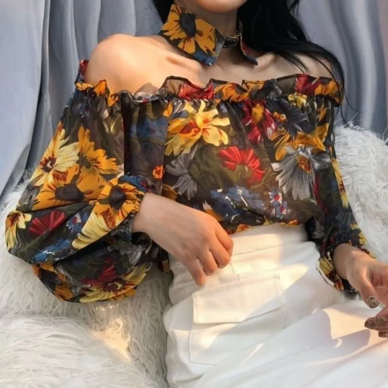 Blusa Ombro a Ombro com Gola - Imagem 4