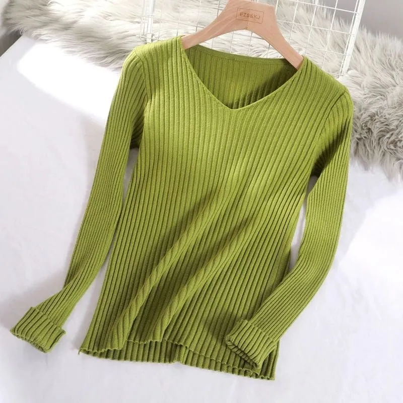 Suéter Canelado Decote - Imagem 8