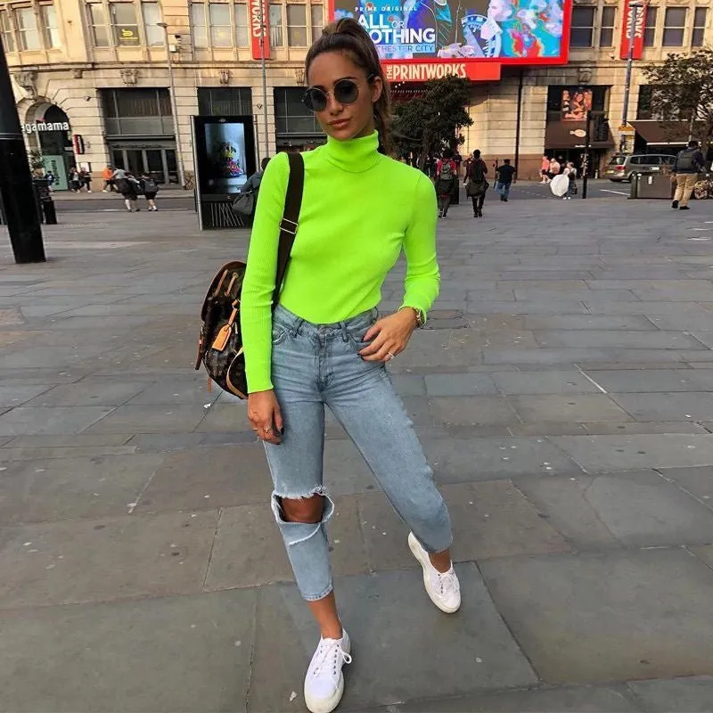 Blusa Gola Alta Neon - Imagem 4