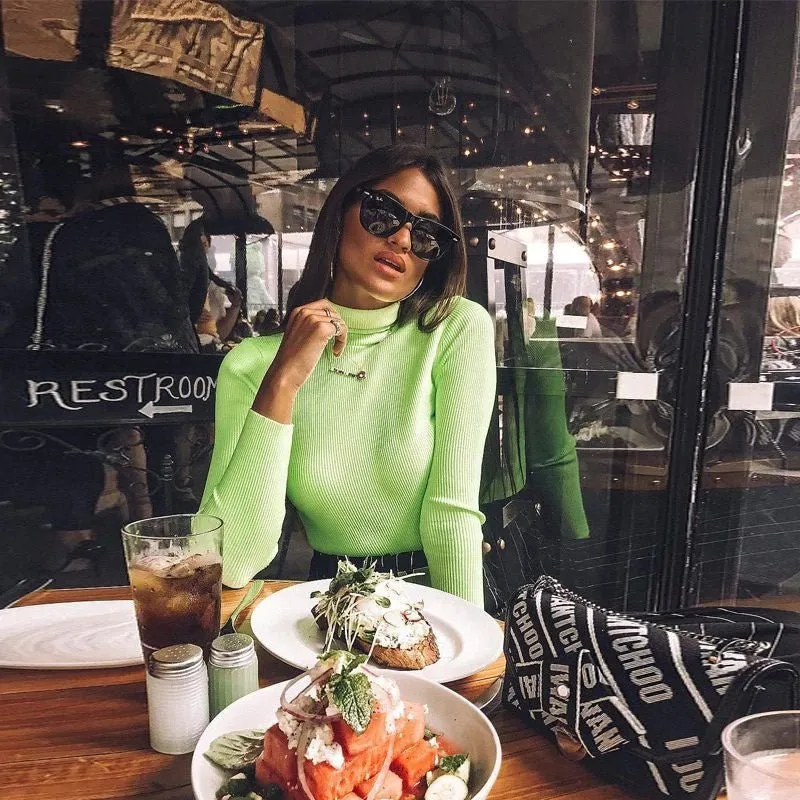 Blusa Gola Alta Neon - Imagem 5