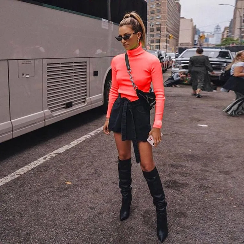 Blusa Gola Alta Neon - Imagem 8