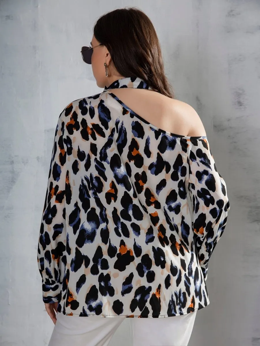 Blusa Gola Recortes Plus Size - Imagem 3
