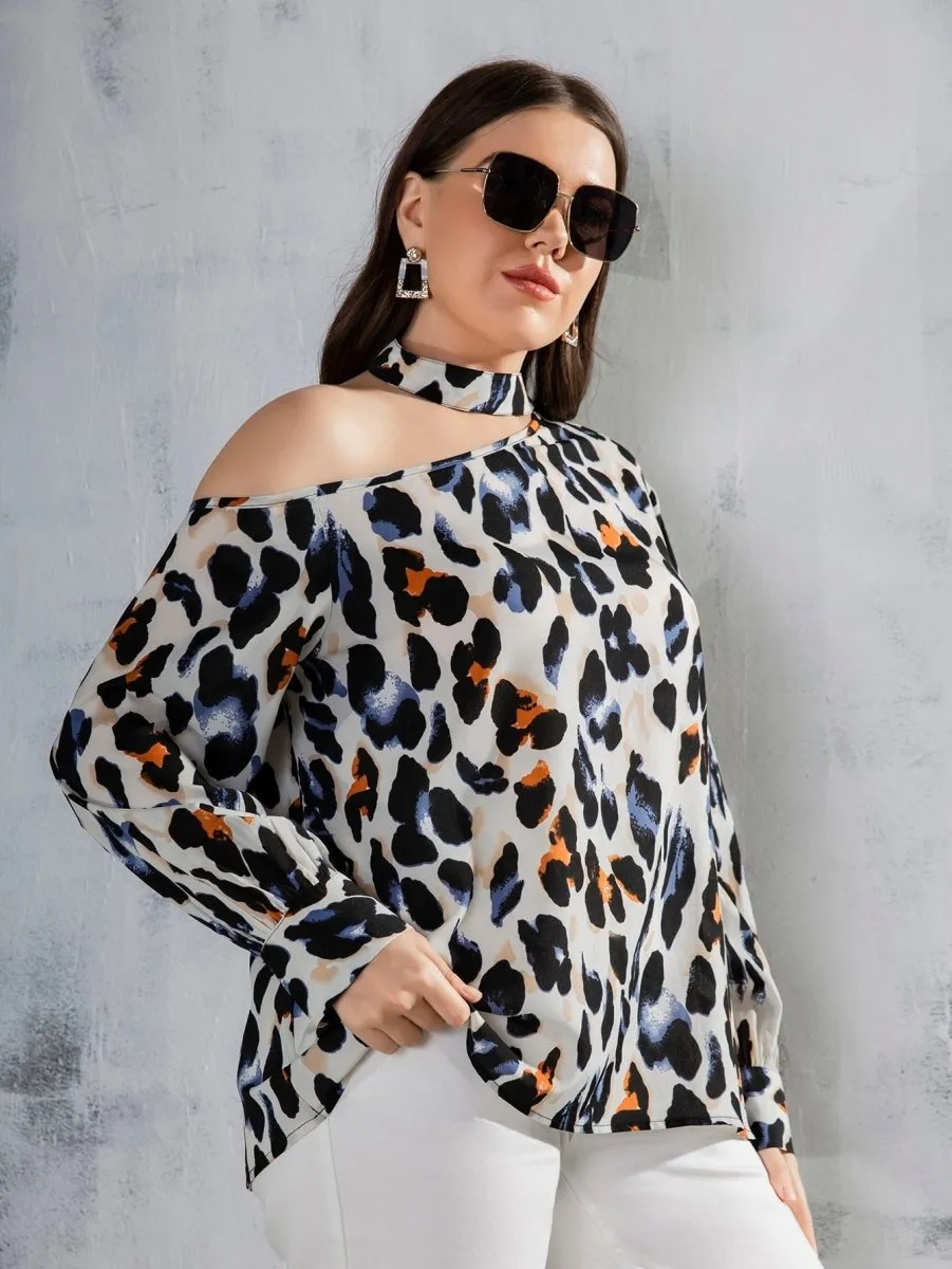 Blusa Gola Recortes Plus Size - Imagem 4