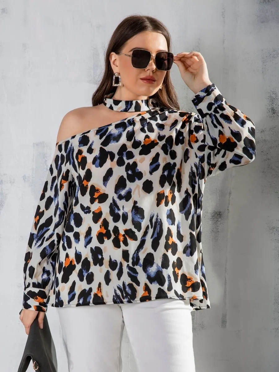 Blusa Gola Recortes Plus Size - Imagem 5