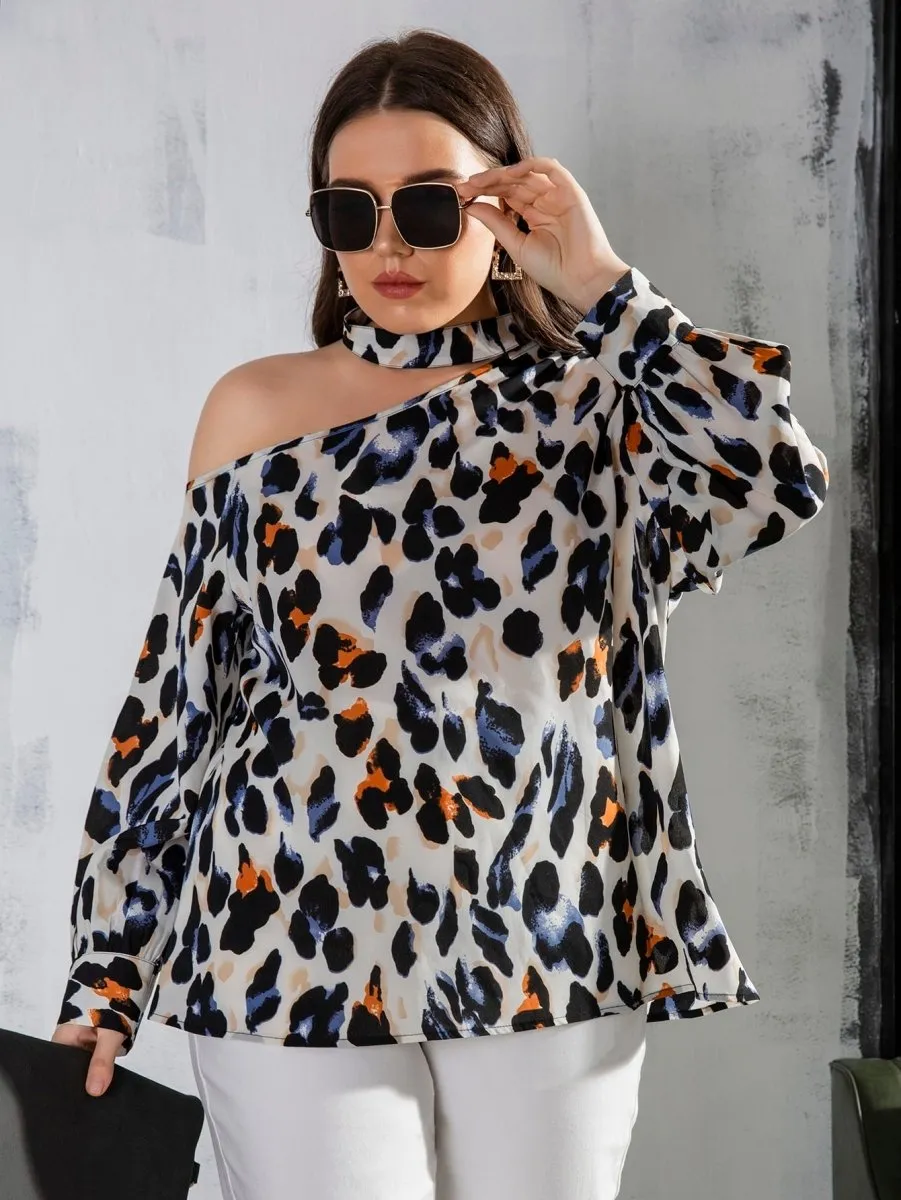 Blusa Gola Recortes Plus Size - Imagem 2