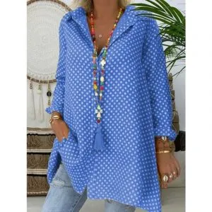 Camisa Oversized Poá