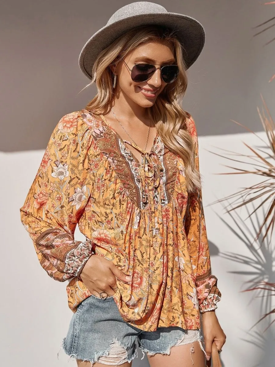 Bata Floral Boho Chic - Imagem 3