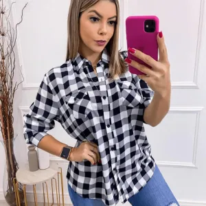 Camisa Feminina Quadriculada