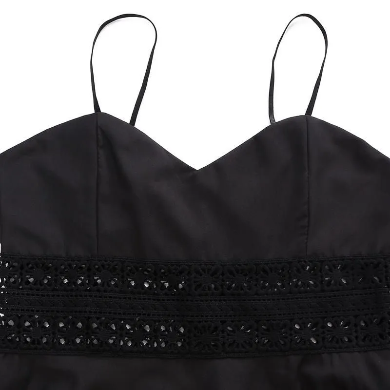 Vestido Curto Detalhe Crochê - Imagem 13