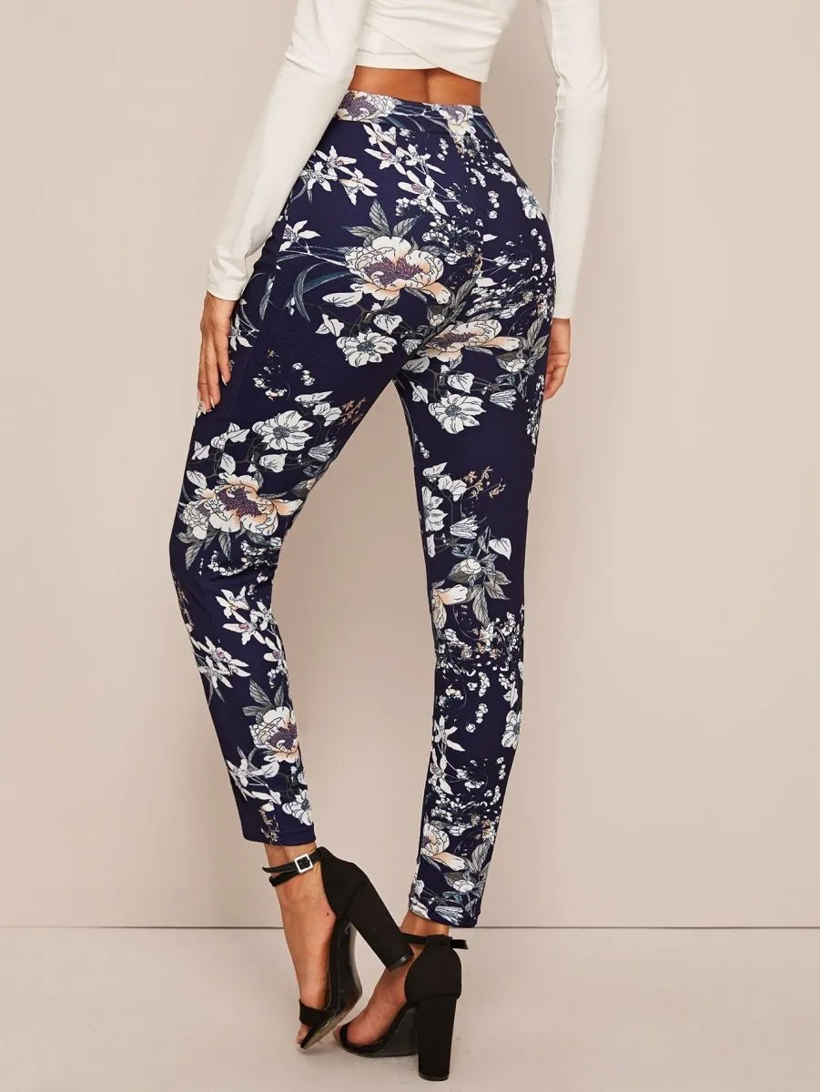 Calça Skinny Estampa Floral - Imagem 2