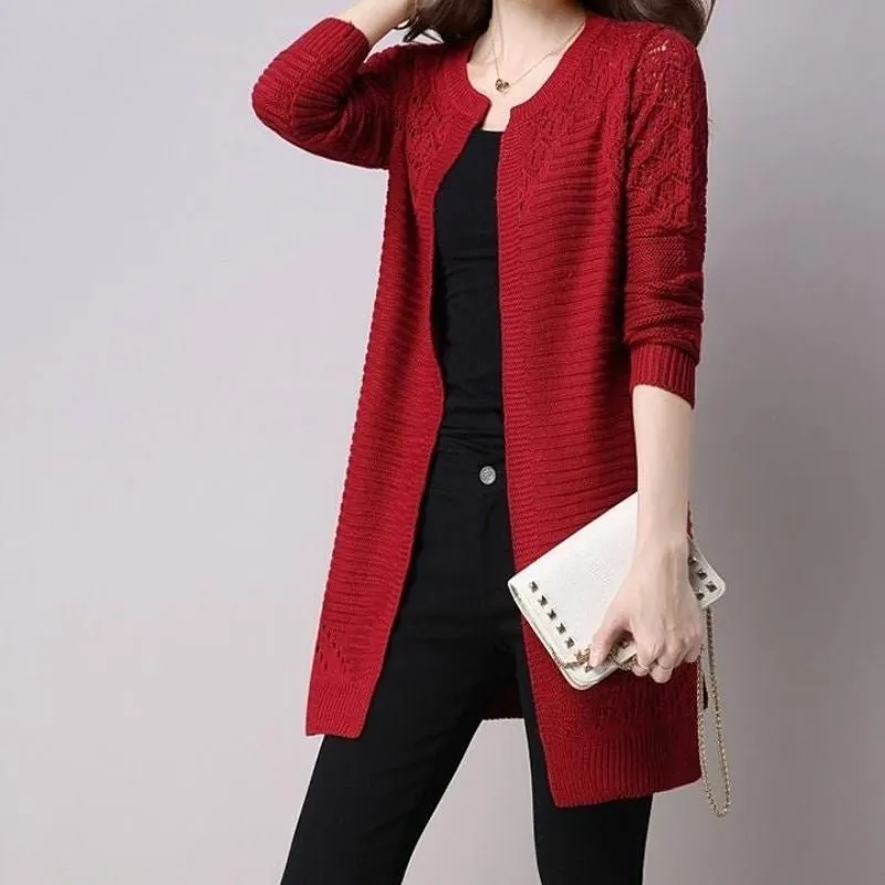 Cardigan Médio Detalhe Vazado - Imagem 3