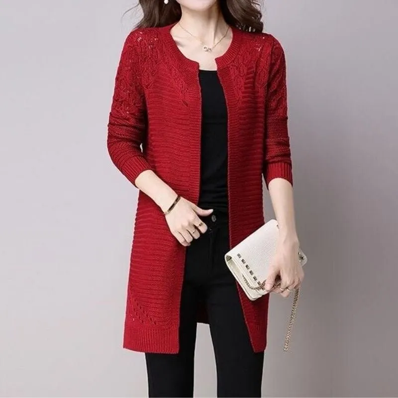 Cardigan Médio Detalhe Vazado - Imagem 4