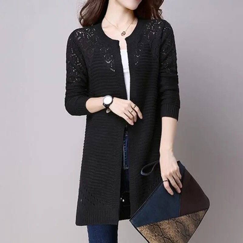 Cardigan Médio Detalhe Vazado - Imagem 5