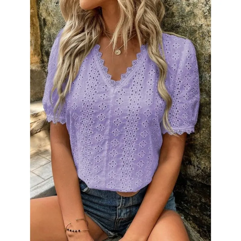 Blusa De Lese Gola V - Imagem 23