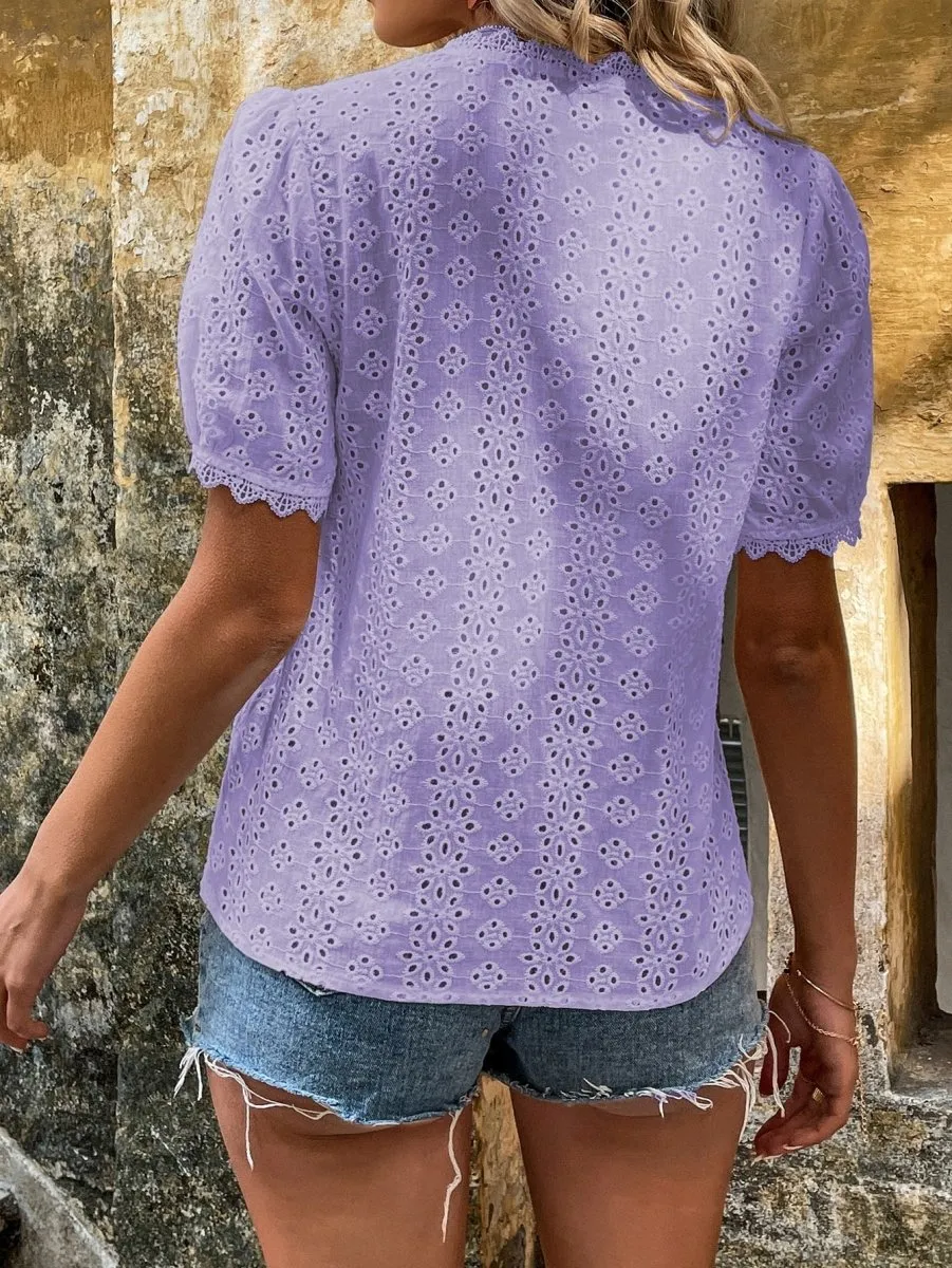 Blusa De Lese Gola V - Imagem 24