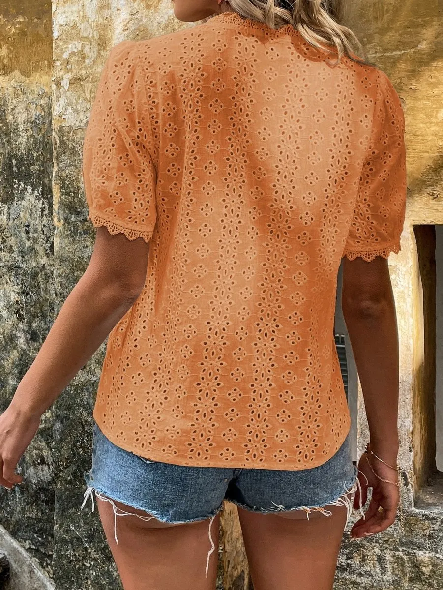 Blusa De Lese Gola V - Imagem 19