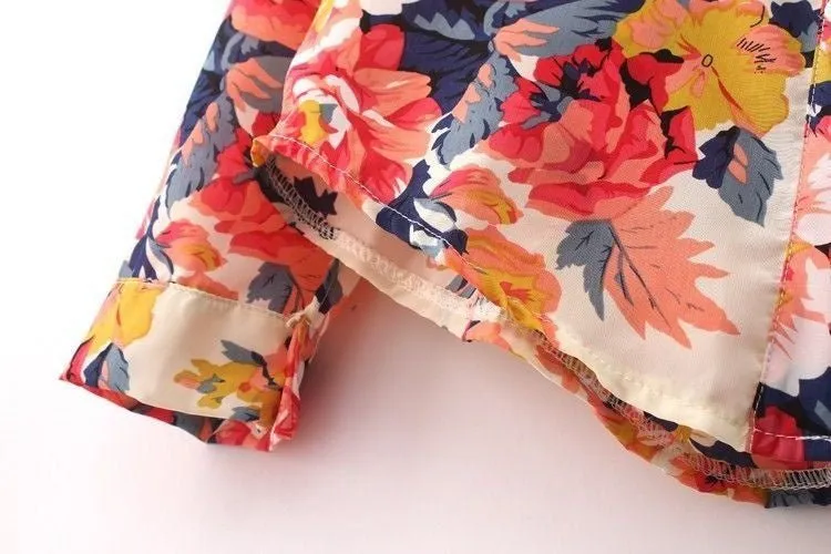Camisa de Chiffon Floral - Imagem 6
