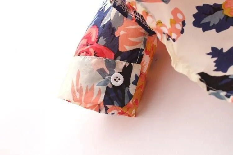 Camisa de Chiffon Floral - Imagem 8