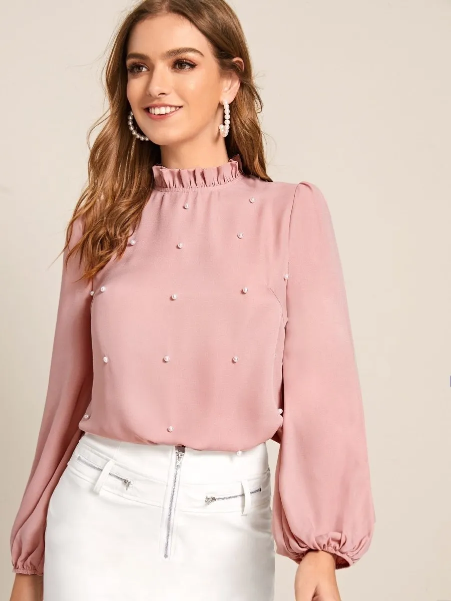 Blusa Elegante com Pérolas - Imagem 16