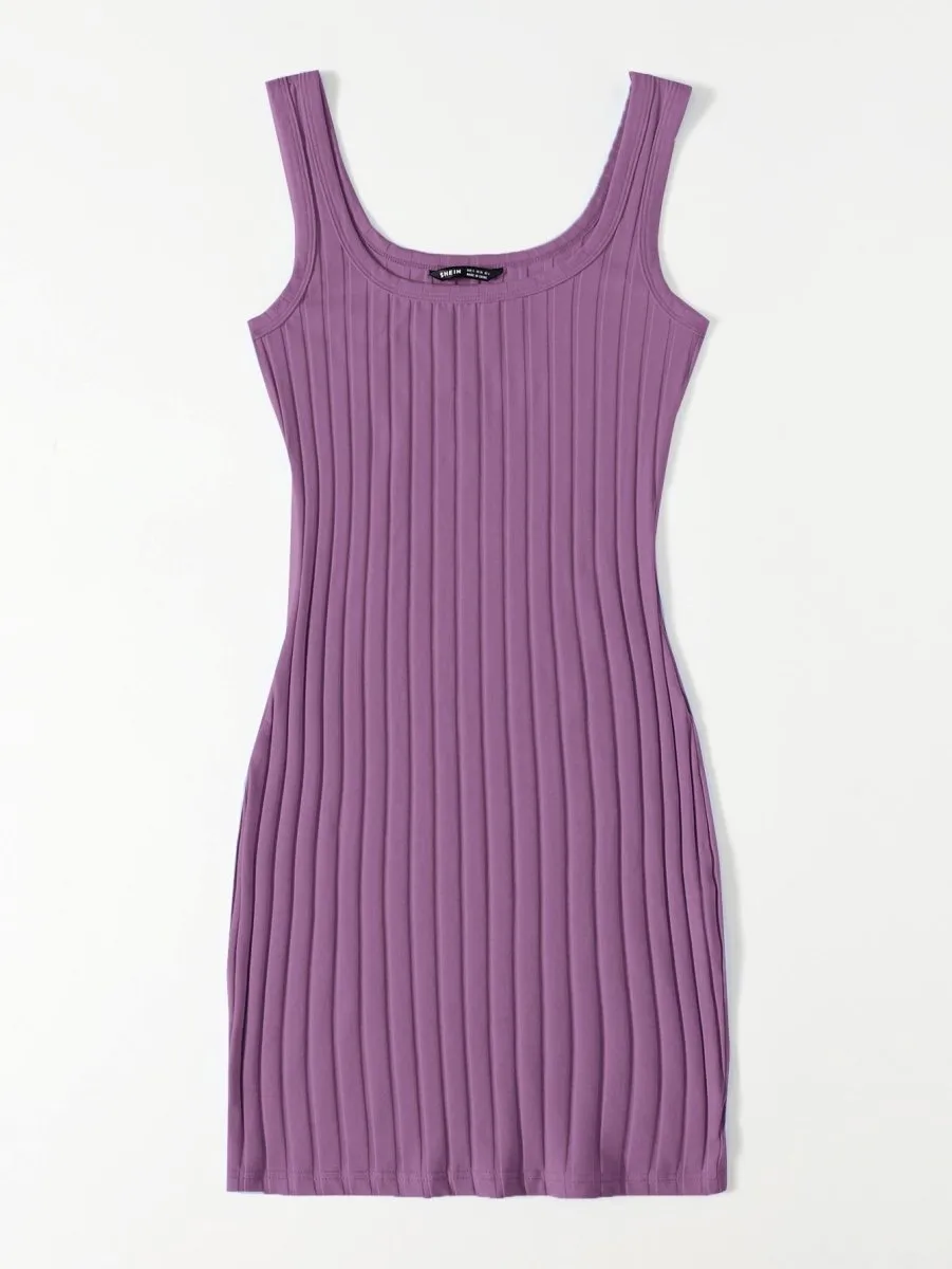 Vestido Curto Básico Canelado - Imagem 32