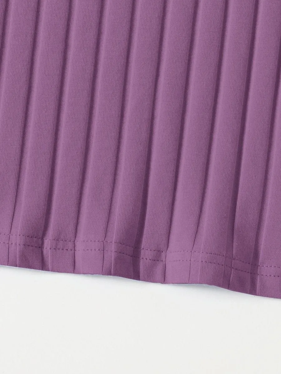 Vestido Curto Básico Canelado - Imagem 31