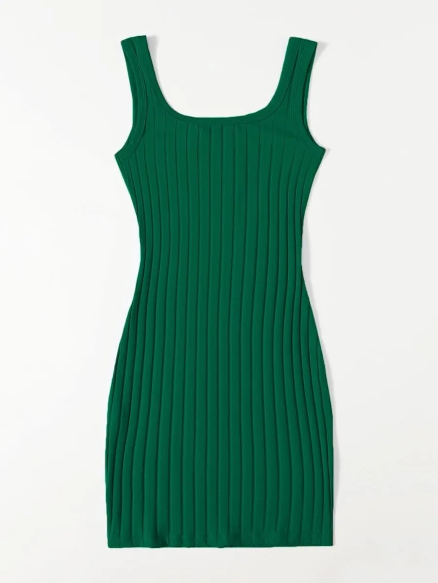 Vestido Curto Básico Canelado - Imagem 28