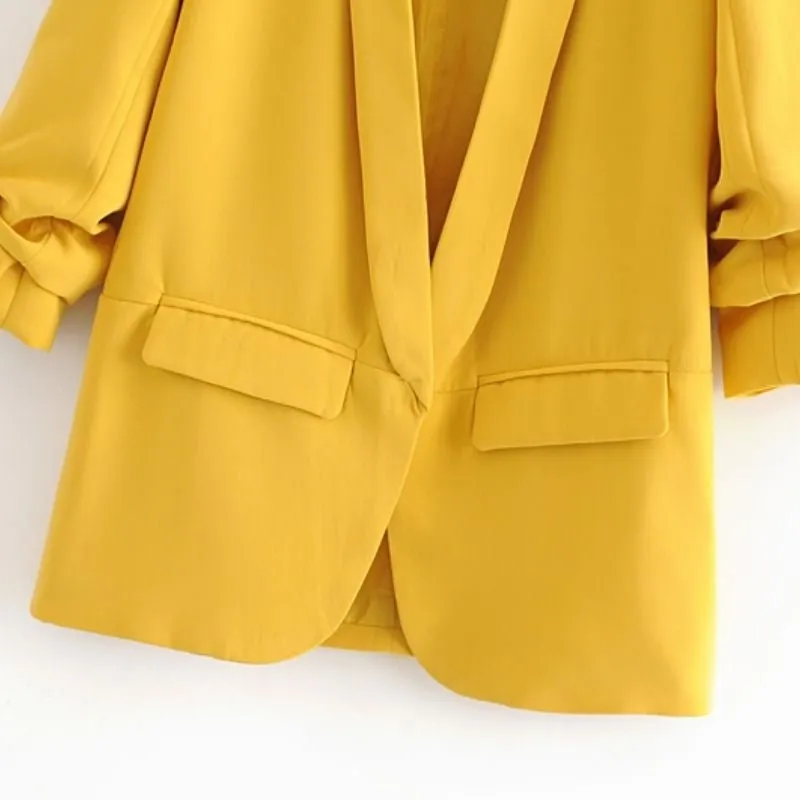 Blazer Manga Plissada - Imagem 8