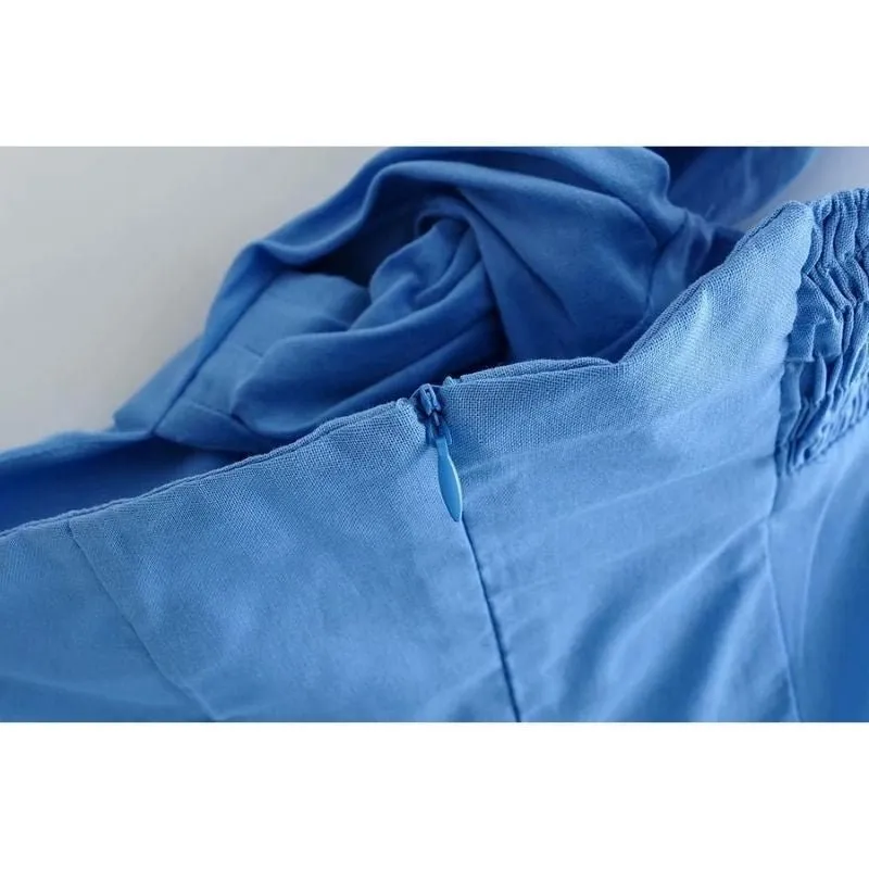 Blusa Blue Sem Mangas - Imagem 3