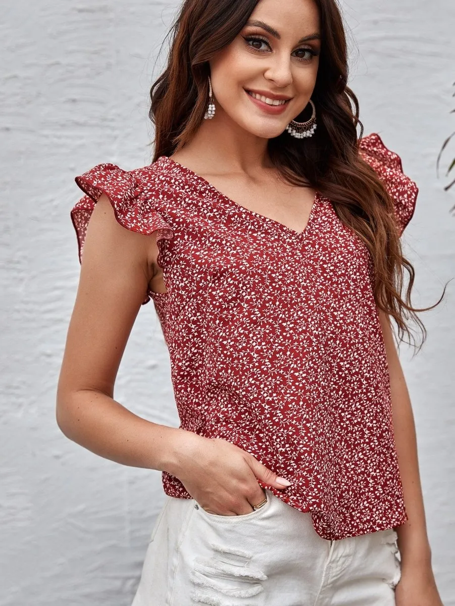 Blusa Plants Manga Plissada - Imagem 25