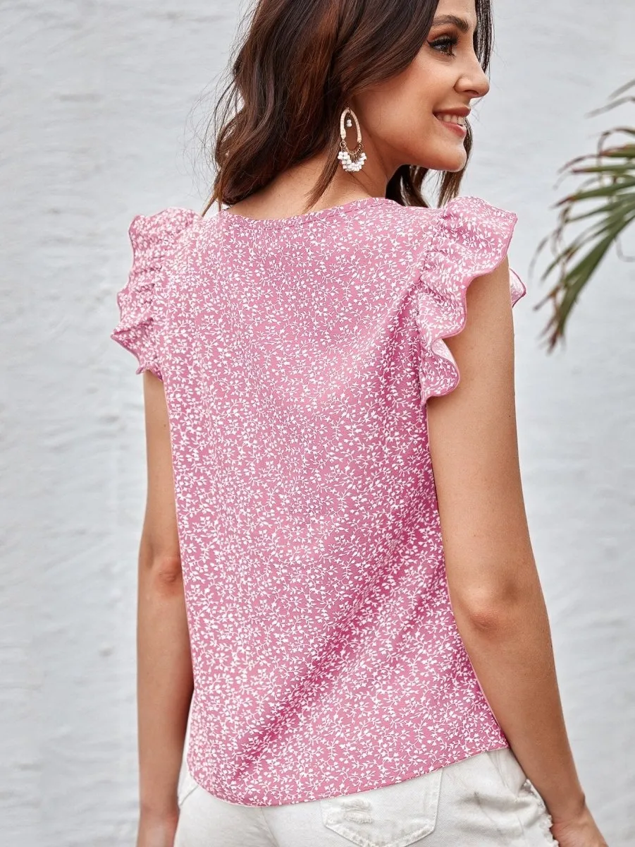 Blusa Plants Manga Plissada - Imagem 14