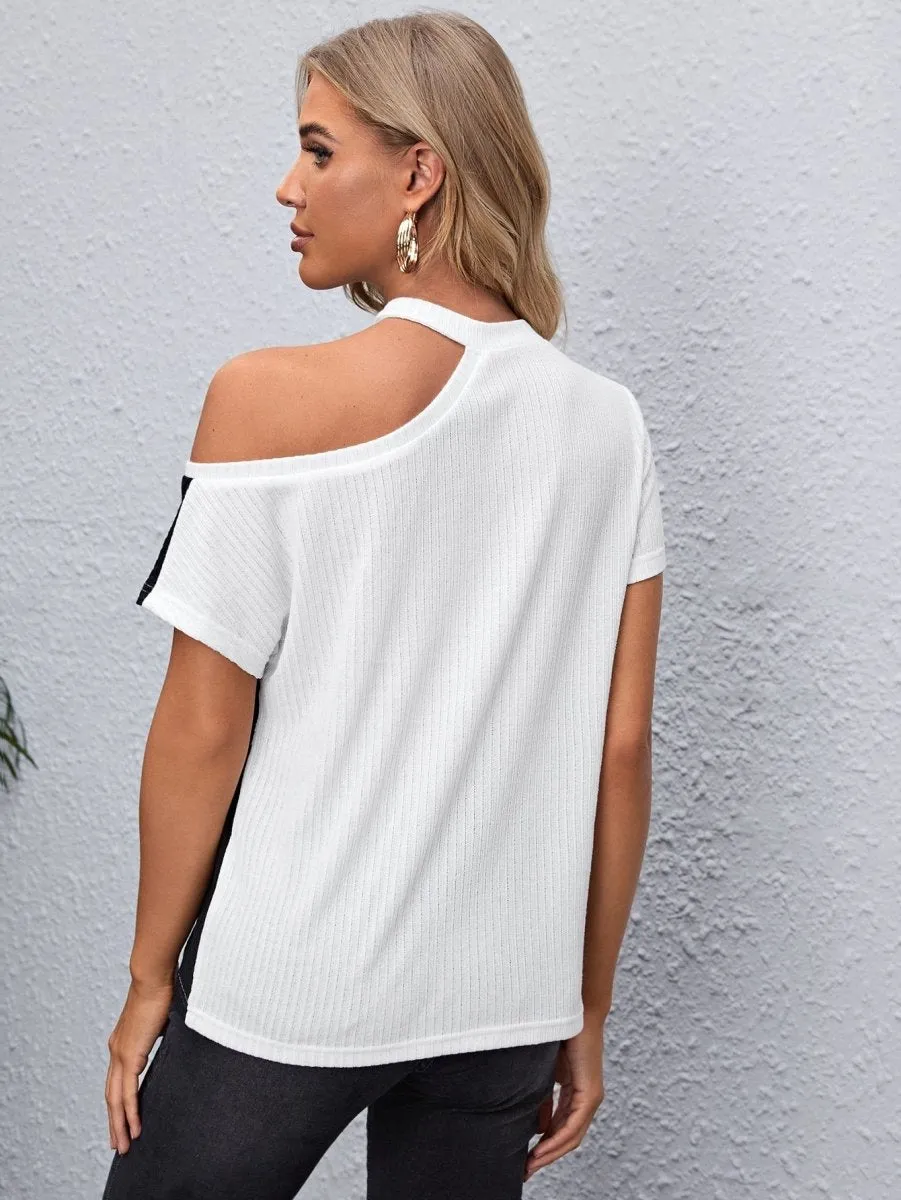 Blusa Recorte Tricolor - Imagem 6