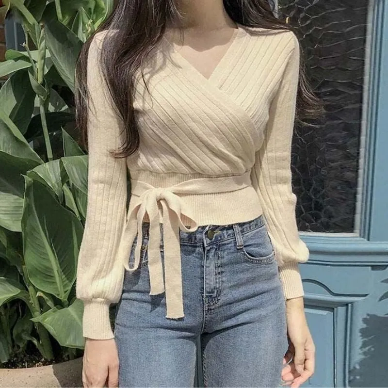 Blusa Transpasse Acinturada