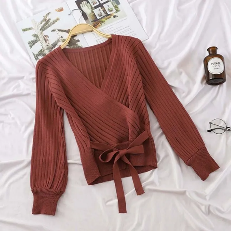 Blusa Transpasse Acinturada - Imagem 6