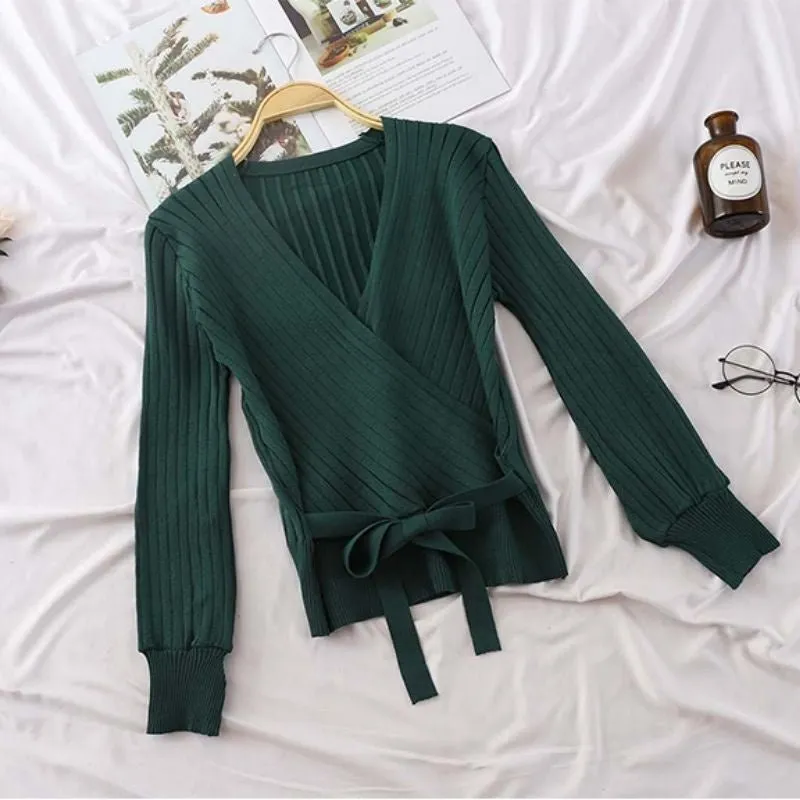 Blusa Transpasse Acinturada - Imagem 8