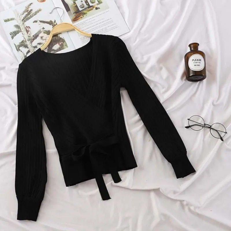 Blusa Transpasse Acinturada - Imagem 9