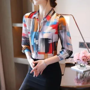 Camisa Chiffon Elegante