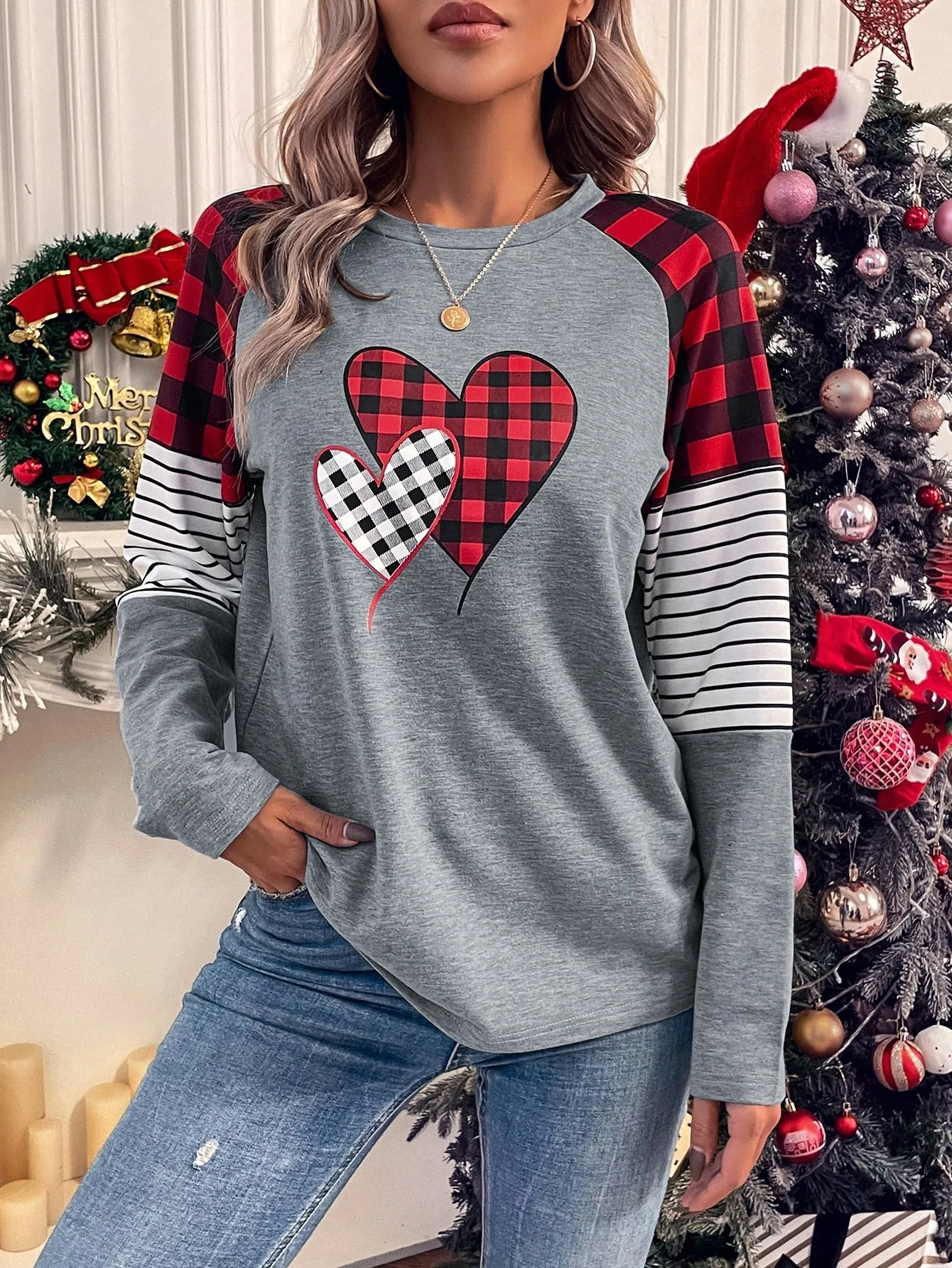 Moletom Estampa Corações - Imagem 3