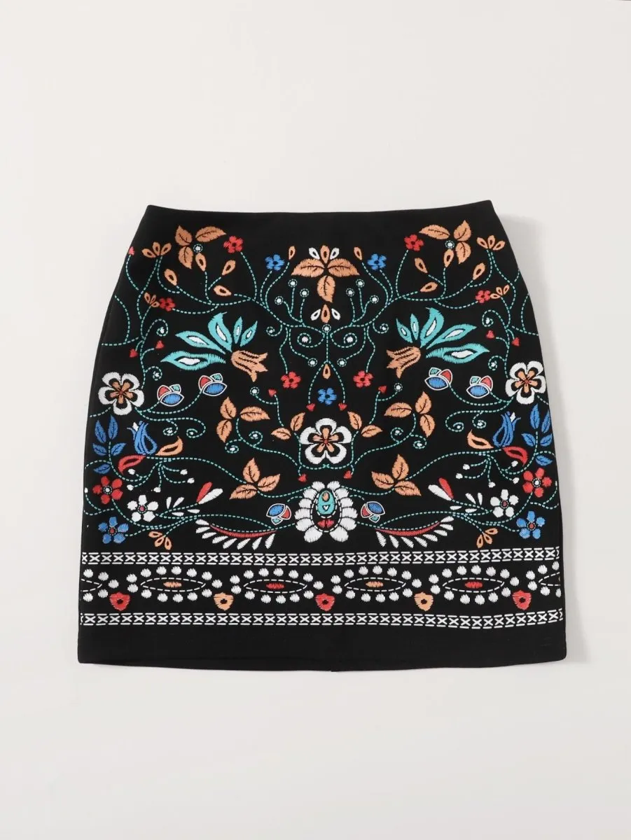 Saia Floral Boho - Imagem 3