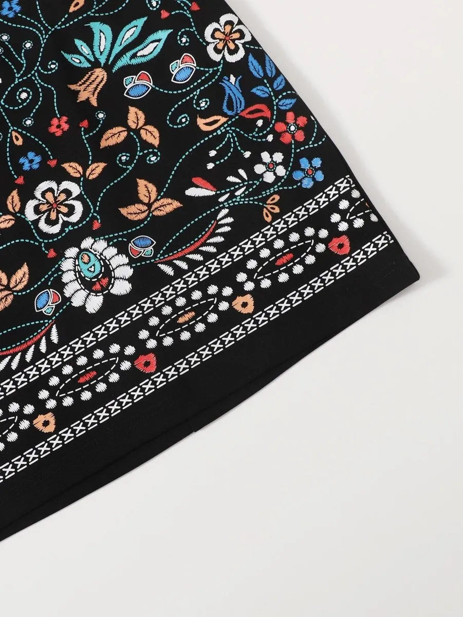 Saia Floral Boho - Imagem 4