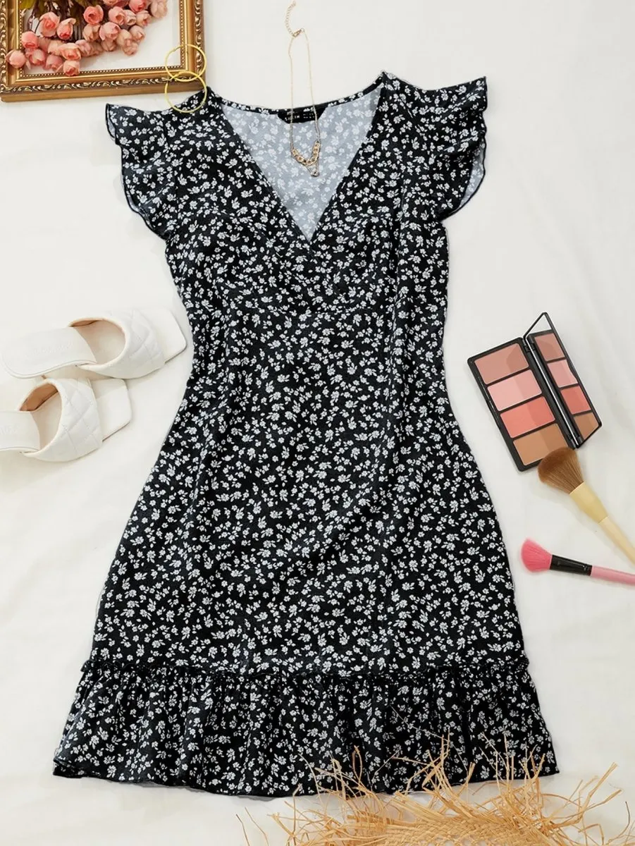 Vestido Básico Florzinhas