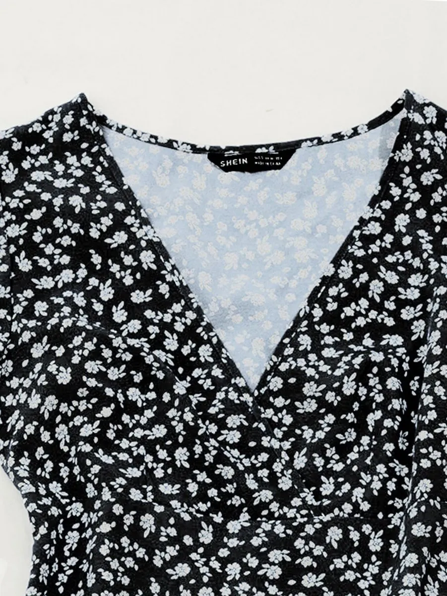 Vestido Básico Florzinhas - Imagem 4